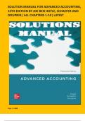 Solution Manual for Advanced Accounting&comma; 15th Edition by Joe Ben Hoyle&comma; Schaefer and Doupnik&vert; 9781264798483&vert; All Chapters 1-19&vert; LATEST