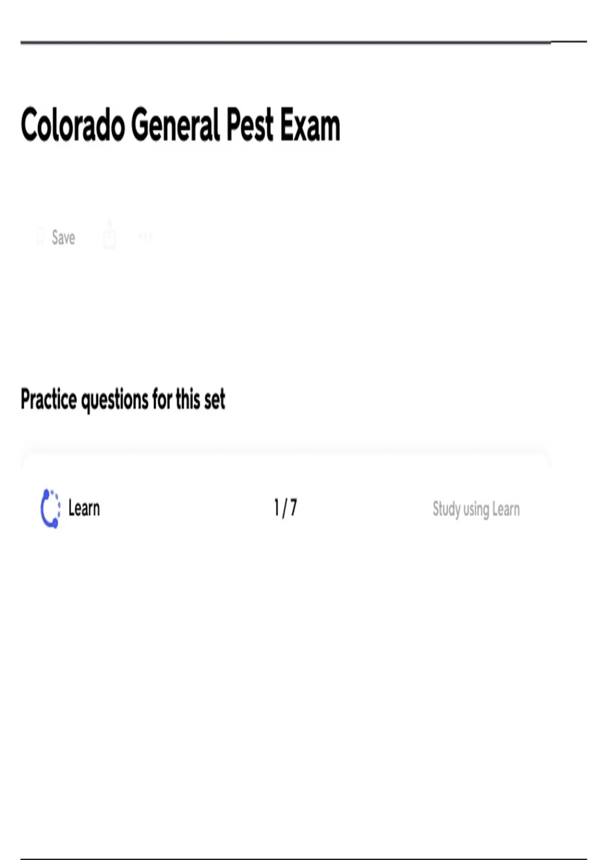 Colorado General Pest Exam Complete Study Guide 2025/ 2026 with ...