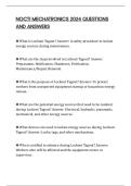 NOCTI MECHATRONICS 2024 QUESTIONS AND ANSWERS
