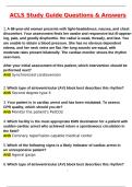 PACKAGE DEAL FOR ACLS&comma; ACLS TEST A&comma;B&comma;C&comma;D Actual 2025 Updated Questions and Correct Answers &lpar;2025 &sol; 2026&rpar; &lpar;Verified Answers by Expert&rpar; ACLS Actual Tests & Exams Complete full ACLS Test Prep &lpar;PALS&comma; BLS&comma; ACLS&rpar;&comma; ACLS Version B&comma; ACLS Pretest&comma; AHA ACLS Written 