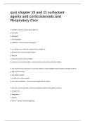 quiz chapter 10 and 11 surfactant agents and corticosteroids and Respiratory Care Certification Review Exam Questions And Answers&period;