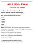 ATLS MCQs Exam Actual 2025 Newest Updated Questions and Correct Answers &lpar;2025 &sol; 2026&rpar; &lpar;Verified Answers by Expert&rpar;