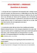 ATLS Pretest &plus; Modules Exam Actual 2025 Newest Updated Questions and Correct Answers &lpar;2025 &sol; 2026&rpar; &lpar;Verified Answers by Expert&rpar;