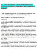 C-17 Glazing Exam &ndash; Architectural Glass & Construction Study Questions with Complete Answers&period;pdf
