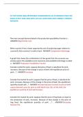 IVY SOFTWARE MBA PREPWORKS FUNDAMENTALS OF ECONOMICS PRACTICE EXAM LATEST 2025-2026 WITH ACTUAL QUESTIONS AND CORRECT VERIFIED ANSWERS 