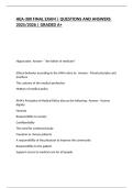 HEA-300 FINAL EXAM &vert; QUESTIONS AND ANSWERS 2025&sol;2026 &vert; GRADED A&plus;