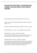 HHS-300 EXAM STUDY GUIDE &vert; 102 QUESTIONS AND ANSWERS &vert; 2025&sol;2026 UPDATE &vert; WITH COMPLETE SOLUTION&period;