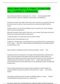 2025-2026 EMTALA FINAL EXAM AND ALL CORRECT ANSWERS&period;