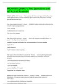 MCHABO QMHA-1 Test Questions and All Actual Answers&period;