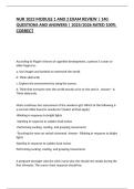 NUR 1023 MODULE 1 AND 2 EXAM REVIEW &vert; 140 QUESTIONS AND ANSWERS &vert; 2025&sol;2026 RATED 100&percnt; CORRECT