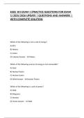 EGEE 101 EXAM 1 &lpar;PRACTICE QUESTIONS FOR EXAM 1&rpar; 2025&sol;2026 UPDATE &vert; QUESTIONS AND ANSWERS &vert; WITH COMPLETE SOLUTION