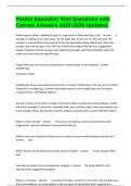 Pardot Specialist Test Questions with Correct Answers 2025-2026 Updated&period;