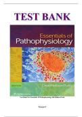 TEST BANK FOR ESSENTIALS OF PATHOPHYSIOLOGY 4TH EDITION