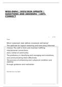 WGU-D694 &vert; 2025&sol;2026 UPDATE &vert; QUESTIONS AND ANSWERS &vert; 100&percnt; CORRECT