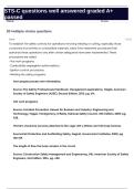 STS-C questions well answered graded A&plus; passed