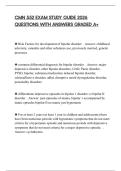CMN 552 EXAM STUDY GUIDE 2026 QUESTIONS WITH ANSWERS GRADED A&plus;