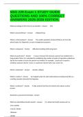 NSG 229 Exam 1 STUDY GUIDE QUESTIONS AND 100&percnt; CORRECT ANSWERS 2025-2026 EDITION&period;