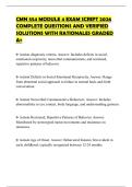 CMN 554 MODULE 4 EXAM SCRIPT 2026 COMPLETE QUESTIONS AND VERIFIED SOLUTIONS WITH RATIONALES GRADED A&plus;