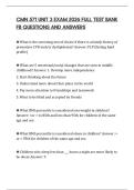 CMN 571 UNIT 3 EXAM 2026 FULL TEST BANK FB QUESTIONS AND ANSWERS
