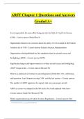 ARFF Chapter 1 Questions and Answers Graded A+