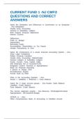 CURRENT FUND 1 -NJ CMFO QUESTIONS AND CORRECT ANSWERS