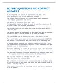 NJ CMFO QUESTIONS AND CORRECT ANSWERS
