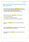 DLM &lpar;ASCP&rpar; EXAM 2025-2026 QUESTIONS AND ANSWERS