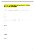 HEA-110 Final Exam Questions and answers Updated RATED A&plus; NEW EDITION&excl;&excl;