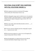 PACS FINAL EXAM SCRIPT 2026 QUESTIONS WITH FULL SOLUTIONS GRADED A&plus;