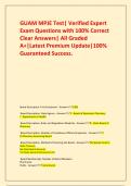  GUAM MPJE Test&vert; Verified Expert Exam Questions with 100&percnt; Correct Clear Answers&vert; All Graded A&plus;&vert;Latest Premium Update&vert;100&percnt; Guaranteed Success&period;