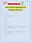 PHL 100 Test 2 Questions and Answers 100&percnt; Pass