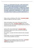NUR 245 NEWEST EXAM 3 PPT REVIEW 2025 WITH ORGANIZED QUESTIONS FULLY SOLVED EXPERT VERIFIED STEP BY STEP EXPALANATIONS AND REVIEW GUIDE ALREADY GRADED A&plus; AND 100&percnt; GUARANTEE PASS &lpar;LATEST EDITION&excl;&excl;&excl;&rpar;