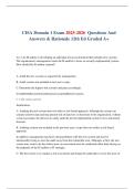 CISA Domain 1 Exam 2025-2026  Questions And Answers & Rationale 12th Ed Graded A&plus;