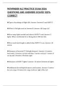PATHFINDER HLZ PRACTICE EXAM 2026 QUESTIONS AND ANSWERS SOLVED 100&percnt; CORRECT