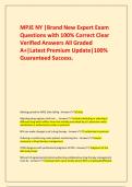  MPJE NY &vert;Brand New Expert Exam Questions with 100&percnt; Correct Clear Verified Answers All Graded A&plus;&vert;Latest Premium Update&vert;100&percnt; Guaranteed Success&period;