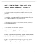 A&P 2 COMPREHENSIVE FINAL PAPER 2026 QUESTIONS WITH ANSWERS GRADED A&plus;