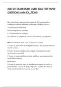 ACE GFI FINAL PAPER 2026 EXAM Q AND A FULL SOLUTION