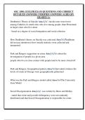 SOC 1500&comma; GUELPH EXAM QUESTIONS AND CORRECT  DETAILED ANSWERS &lpar;VERIFIED ANSWERS&rpar; ALREADY  GRADED A&plus; 