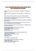 NJ S1 WASTEWATER EXAM UPDATED SET WITH 100&percnt; VERIFIED SOLUTIONS&excl;&excl;