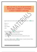 BPK 241 FINAL EXAM QUESTIONS WITH 100&percnt; CORRECT ANSWERS LATEST VERSION 2025&sol;2026&period;