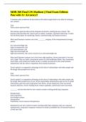 MHR 300 Final UW-Madison &vert;&vert; Final Exam Edition&colon; Pass with A&plus; Accuracy&excl;&excl;