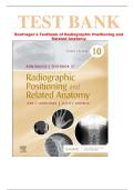 Test Bank for Bontrager&rsquo;s Textbook of Radiographic Positioning and Related Anatomy 11th Ed