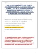 BSN HESI 315 PHARMACOLOGY EXAM V1 UPDATED 2026 ACTUAL EXAM QUESTIONS AND CORRECT DETAILED ANSWERS &lpar;VERIFIED ANSWERS&rpar; ALL ANSWERED &lbrace;200 Q & A&rcub; ALREADY GRADED A&plus; &vert; BRAND NEW&excl; &vert; 100&percnt; GUARANTEED PASS &vert; NIGHTINGALE