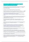 UW-Madison MHR 300&colon; Quiz Questions - Exam 1 &vert;&vert; WITH A&plus; GRADED SOLUTIONS&excl;&excl;