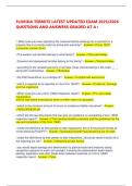 FLORIDA TERMITE LATEST UPDATED EXAM 2025&sol;2026 QUESTIONS AND ANSWERS GRADED AT A&plus;