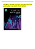 Test Bank &ndash; Audit & Assurance&comma; 2nd Edition &lpar;Leung et al&period;&rpar; &vert; Verified Q&A &vert; ISBN 9781394173440