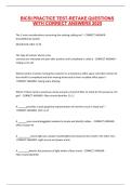 BICSI PRACTICE TEST-RETAKE QUESTIONS WITH CORRECT ANSWERS 2025