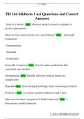 PH 144 Midterm 1 uci Questions and Correct  Answers 
