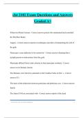 clst 2102 Exam Questions and Answers Graded A&plus;