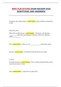 EPIC CLN 251&sol;252 Exam Review 2025 &ndash; Complete Questions and Answers Study Guide